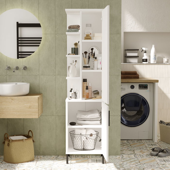Hanah Home Armario multiusos Vı1-W Blanco Hanah Home Armario multiusos Vı1-W Blanco